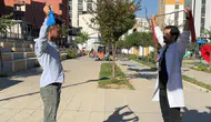 Yüksekova halkı parklarda sağlık taramasından geçiyor
