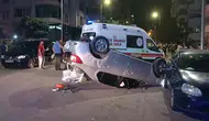 Şanlıurfa Karaköprü'de trafik kazası sonucu bir polis memuru yaralandı