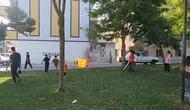 Şanlıurfa'da çocukların koltuk yakma oyunu mahalleliyi tedirgin etti