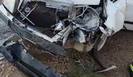 Kızıltepe yolunda iki araç çarpıştı