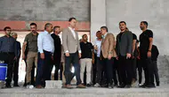İdil ilçesine kazandırılacak yarı olimpik yüzme havuzunda çalışmalar hızla ilerliyor