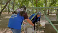 Hasköy Barajı çevresinde gönüllü gençler doğa temizliği yaptı