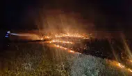 Van Tuşba'da örtü yangını paniği