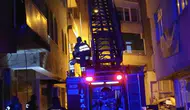 Bingöl'de apartman çatısında çıkan baca yangını korkuttu