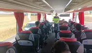 Malazgirt yolunda otobüslere jandarma denetimi
