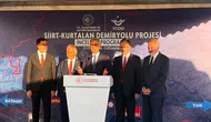 Siirt Kurtalan demiryolu projesinde çalışmalar hızla ilerliyor