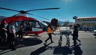 Bitlis'te tedavi gören Muhammed bebek hava ambulansıyla Malatya'ya gönderildi