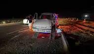 Siverek yolunda iki otomobil çarpıştı