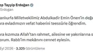 AK Parti Milletvekili Abdulkadir Emin Önen evlat acısıyla sarsıldı