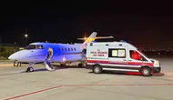 50 günlük Eylül bebek ambulans uçakla Konya'ya sevk edildi