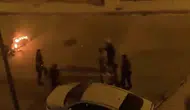 Elazığ'da şaşkına çeviren anlar: Sokak ortasında motosikletini yaktı
