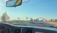 Diyarbakır trafiğinde tehlikeli anlar kameraya yansıdı