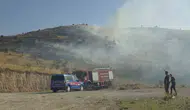 Gercüş Ayrancı Tepesi mevkiinde çıkan örtü yangını kontrol altına alındı