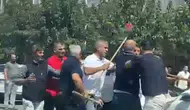 Şanlıurfa'da sokak ortasında taşlı sopalı kavga çıktı