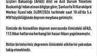 Şanlıurfa merkezli deprem Elazığ'da panik yarattı ancak hasar yok