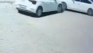 Diyarbakır'da site içinde korkutan kaza güvenlik kamerasına yansıdı