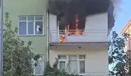 Elazığ Rüstempaşa Mahallesinde korkutan apartman yangını