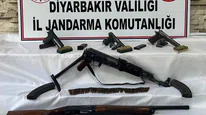 Diyarbakır’da kaçak silah operasyonu