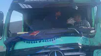 Batman Otogar Kavşağı'nda kamyon ve tır çarpıştı