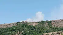 Palu’da arazi yangını korkuttu