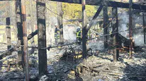 Siirt’te bir kafeyi alevler teslim aldı