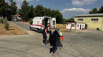 Siirt Şirvan'da ağır hastayı hava ambulansı hastaneye yetiştirdi