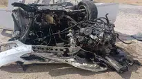 Van Erciş kara yolunda otomobil takla attı