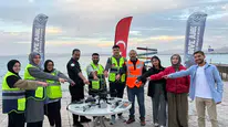 İHAKUT Van ekibi Van Gölü üzerinde kapsamlı arama kurtarma tatbikatı yaptı