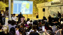 Silopi Cudi Mahallesi sakinleri açık havada sinema keyfi yaşadı