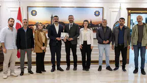 Diyarbakır’da dikkat çeken ziyaret: Federasyon Başkanı Doğan Hatun ile görüştü