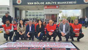 Van'da işçilerin adalet nöbeti 289.gününde: Muhatap arıyoruz