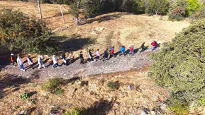 Muşlu doğaseverler Dünya Yürüyüş Günü için on kilometrelik rotaya çıktı