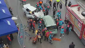 Muş'ta gerçeği aratmayan trafik kazası tatbikatı yapıldı