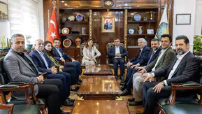 AK Parti heyetinden Diyarbakır Büyükşehir Belediyesi yönetimine nezaket ziyareti