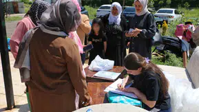 Diyarbakırlı ailelere kurban eti desteği