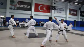 Şanlıurfa karate sporcuları için dev sınav merkezine dönüştü