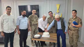 Sasonlu şehit babalarından jandarmaya anlamlı ziyaret