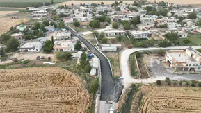 Eyyübiye yolunda asfalt çalışması hızlandı