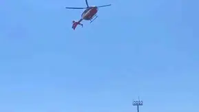 Nusaybinli minik bebek yaşam savaşı için helikopterle Diyarbakır’a gönderildi