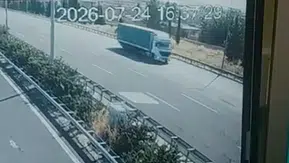 Şanlıurfa otoyolunda ters yönde ilerleyen tır sürücüsüne ağır ceza kesildi