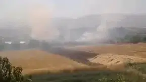 Elazığ Tadım köyünde alevler kısa sürede söndürüldü