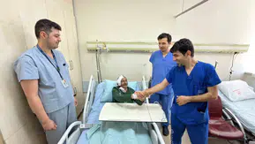 Hakkari Devlet Hastanesinde beyin damarındaki baloncuk operasyonla tedavi edildi