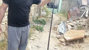 Siirt Dilektepe köyünde yılanlar yerleşim yerlerine kadar indi