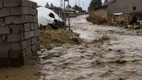 Doğubayazıt Dalbahçe köyünde aşırı yağışlar sel felaketine yol açtı