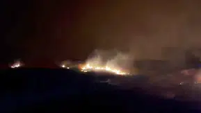 Elazığ Palu kırsalındaki yangın ekiplerin çabasıyla söndürüldü
