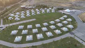 Malazgirt Zaferi kutlamaları için Ahlat’ta tarihi otağ kuruldu