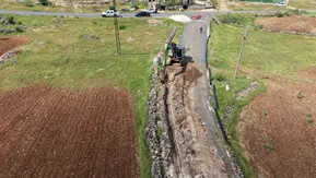 Midyat Söğütlü Mahallesi'nde atık su hattı çalışmaları tamamlandı