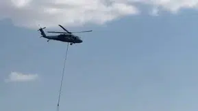 Elazığ Karakoçan'da orman yangınına havadan müdahale ediliyor