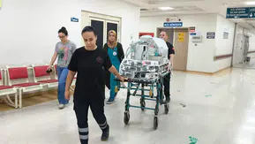 Siirt'te kalp rahatsızlığı bulunan 8 günlük bebek ambulans uçakla Ankara'ya gönderildi