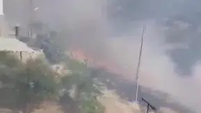 Gercüşte çıkan yangın tarım arazilerini küle çevirdi